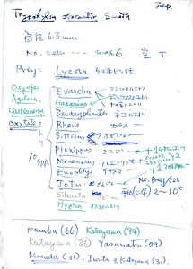 岩田久二雄フィールドノート