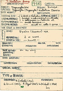 岩田久二雄フィールドノート