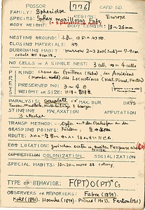 岩田久二雄フィールドノート