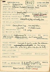 岩田久二雄フィールドノート