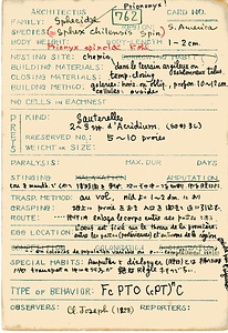 岩田久二雄フィールドノート