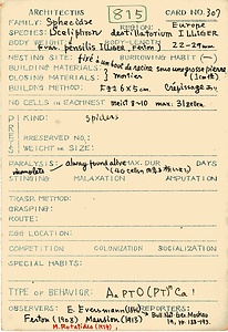 岩田久二雄フィールドノート