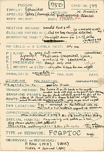 岩田久二雄フィールドノート