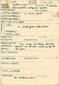 岩田久二雄フィールドノート