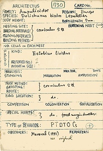 岩田久二雄フィールドノート