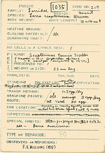 岩田久二雄フィールドノート