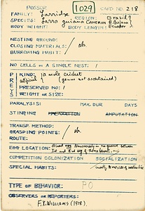 岩田久二雄フィールドノート