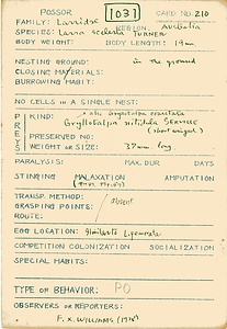 岩田久二雄フィールドノート