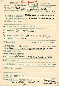 岩田久二雄フィールドノート