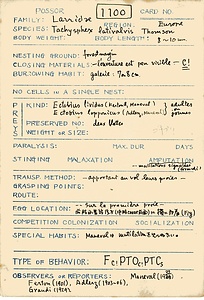 岩田久二雄フィールドノート