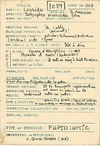 岩田久二雄フィールドノート