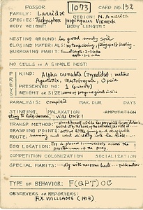 岩田久二雄フィールドノート