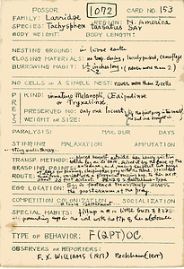 岩田久二雄フィールドノート