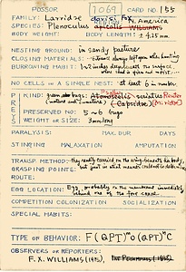 岩田久二雄フィールドノート