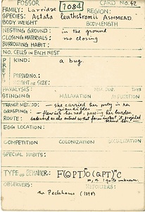 岩田久二雄フィールドノート