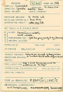 岩田久二雄フィールドノート