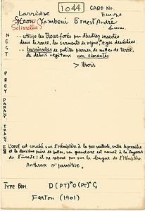 岩田久二雄フィールドノート