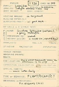 岩田久二雄フィールドノート