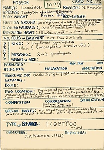 岩田久二雄フィールドノート