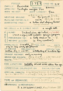 岩田久二雄フィールドノート