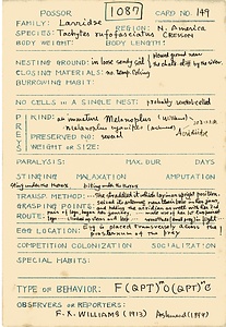 岩田久二雄フィールドノート