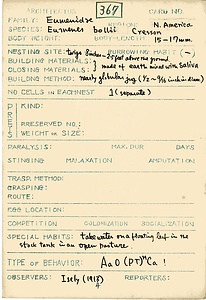 岩田久二雄フィールドノート