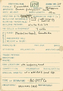 岩田久二雄フィールドノート