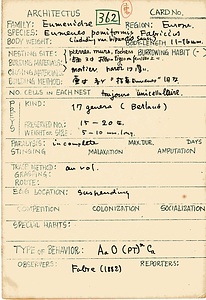 岩田久二雄フィールドノート