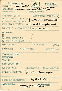 岩田久二雄フィールドノート