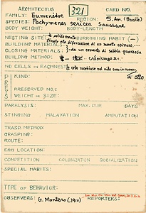 岩田久二雄フィールドノート