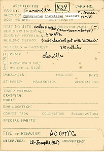 岩田久二雄フィールドノート