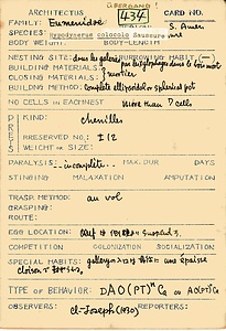 岩田久二雄フィールドノート