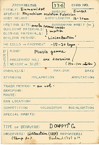 岩田久二雄フィールドノート