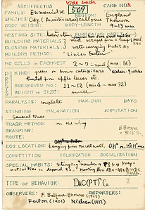 岩田久二雄フィールドノート