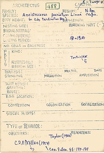 岩田久二雄フィールドノート