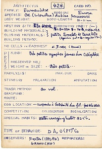 岩田久二雄フィールドノート