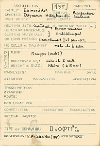 岩田久二雄フィールドノート