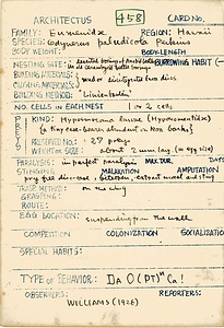 岩田久二雄フィールドノート