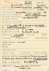 岩田久二雄フィールドノート