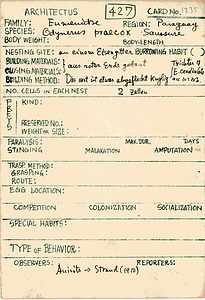 岩田久二雄フィールドノート