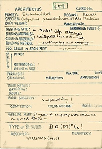 岩田久二雄フィールドノート