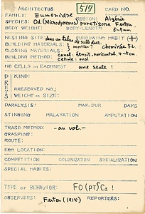 岩田久二雄フィールドノート