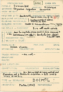 岩田久二雄フィールドノート