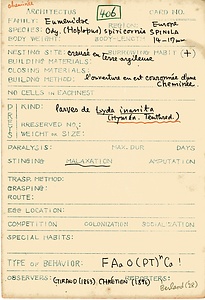 岩田久二雄フィールドノート