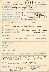 岩田久二雄フィールドノート