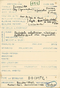 岩田久二雄フィールドノート