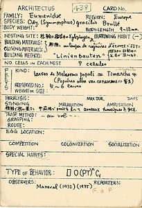 岩田久二雄フィールドノート