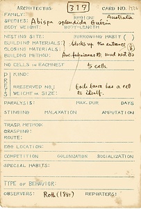 岩田久二雄フィールドノート