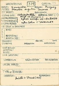 岩田久二雄フィールドノート