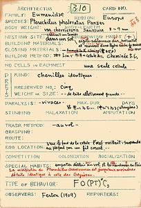 岩田久二雄フィールドノート